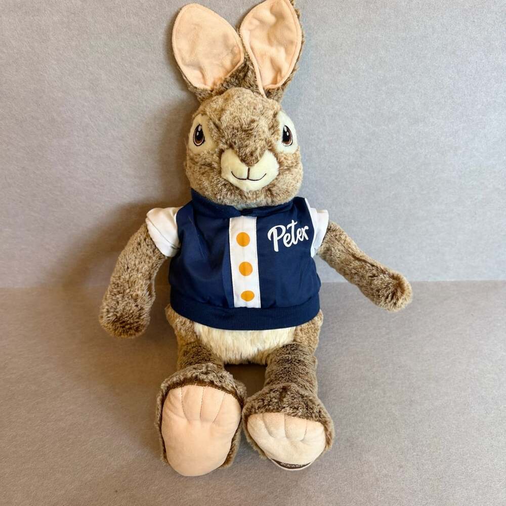 Peter Rabbit 2 Movie Dan Dee Collector’s Choice Plush Bunny 18” Blue Shirt 2021